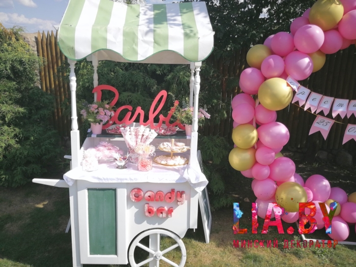 картинка Barbie (надпись пенопласт)