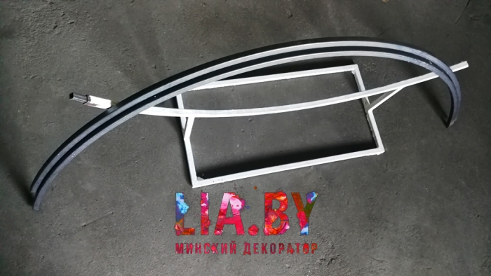 Металлоконструкция для круглой фотозоны Металлоконструкция для круглой фотозоны